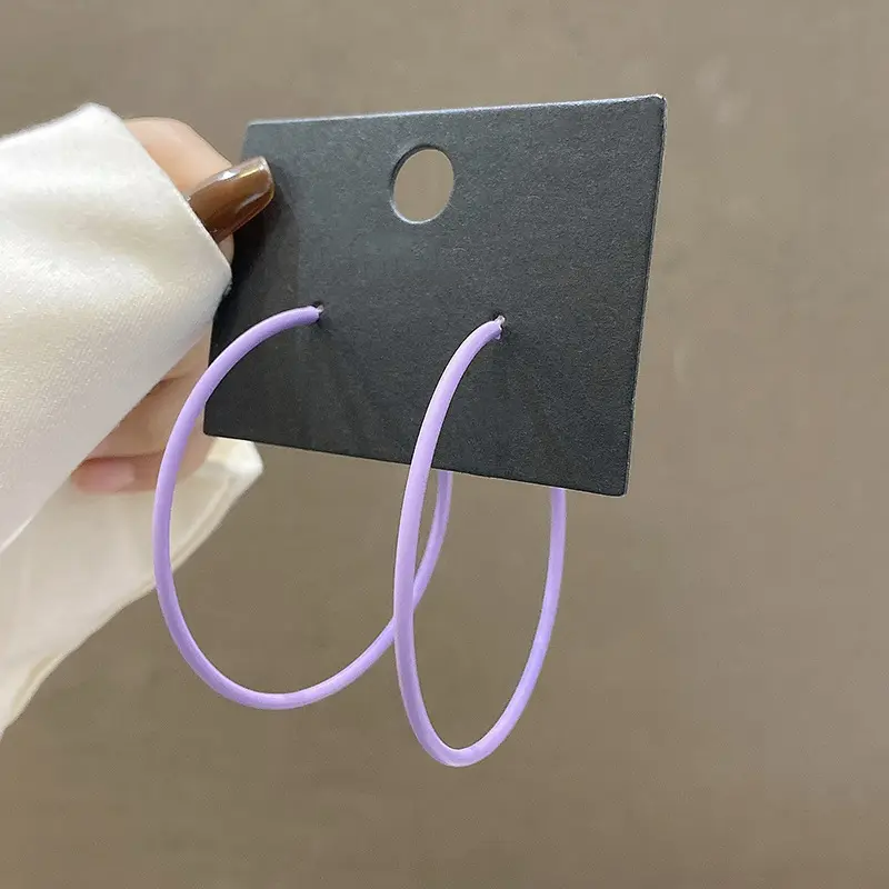 Round Hoop Earring Jewelry 232A017 BTJE