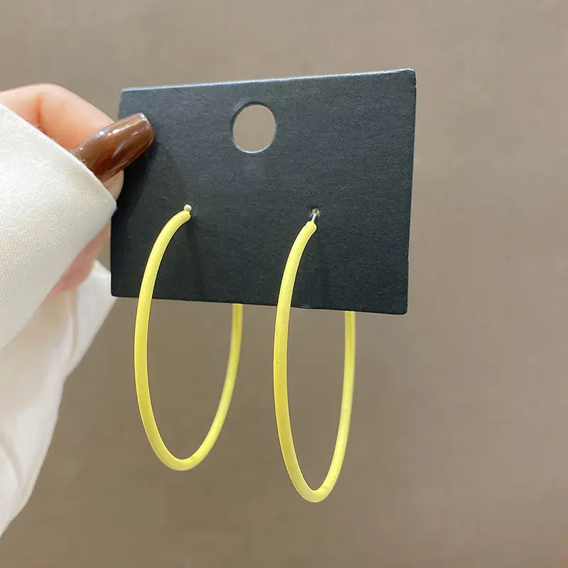 Round Hoop Earring Jewelry 232A017 BTJE