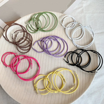 Load image into Gallery viewer, Round Hoop Earring Jewelry 232A017 BTJE
