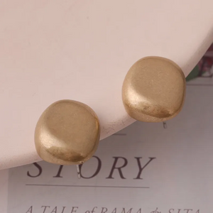 Brushed Stud Earrings Jewelry 231013 BTJE