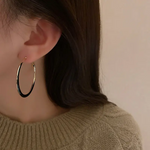 Load image into Gallery viewer, Large Hoop Earrings Jewelry 232015 BTJE
