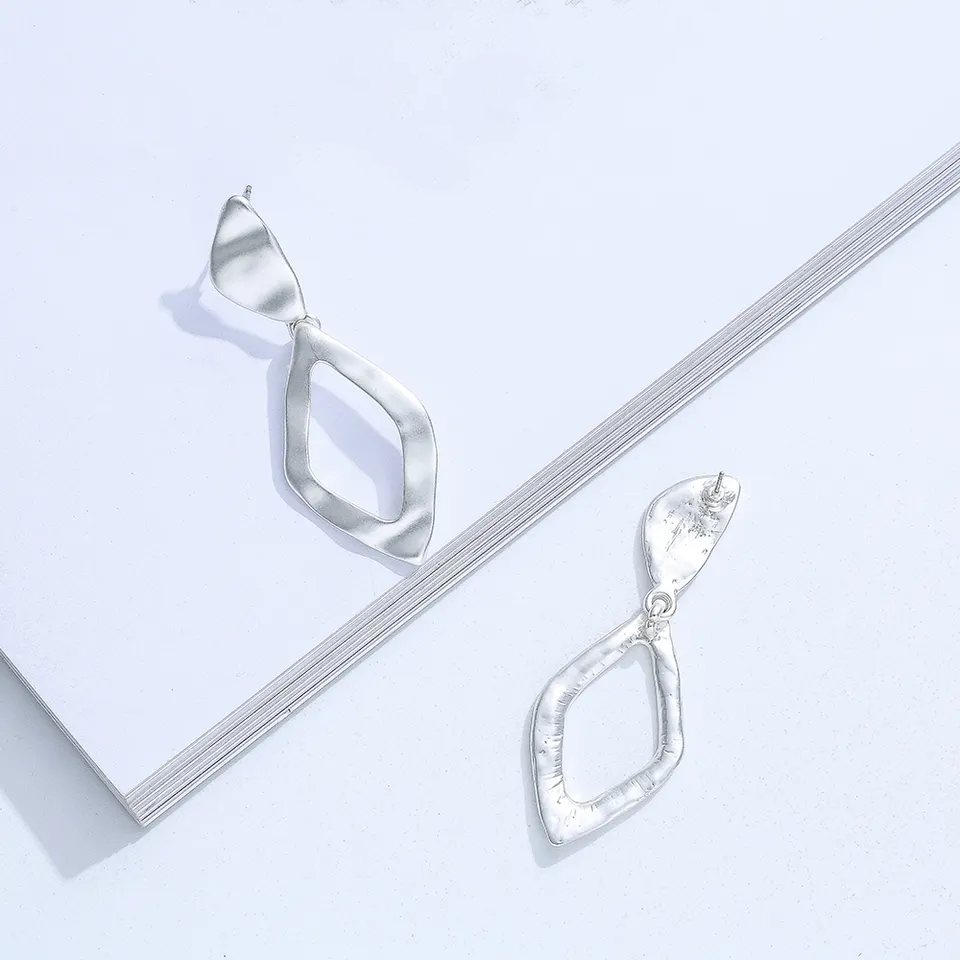 Rhombus Earrings Jewelry 231029 BTJE