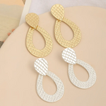 Load image into Gallery viewer, Textured Earrings Jewelry 231108 BTJE
