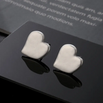 Load image into Gallery viewer, Dainty Heart Stud Earrings Jewelry 231136 BTJE
