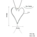 Load image into Gallery viewer, Twisted Heart Necklace Jewelry 231048 BTJE
