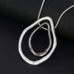 Load image into Gallery viewer, Irregular Circle Necklace Jewelry 231144 BTJE
