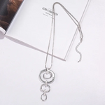 Load image into Gallery viewer, Multi Circle Necklace Jewelry 231260 BTJE
