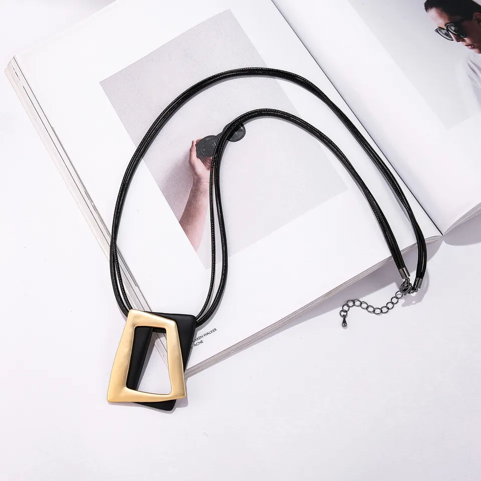 Double Geometric Necklace Jewelry 231280 BTJE
