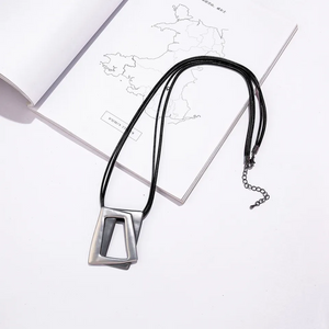Double Geometric Necklace Jewelry 231280 BTJE