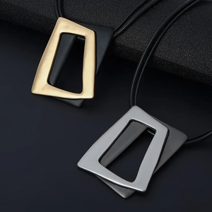 Double Geometric Necklace Jewelry 231280 BTJE