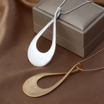 Load image into Gallery viewer, Teardrop Necklace Jewelry 231335 BTJE
