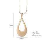 Load image into Gallery viewer, Teardrop Necklace Jewelry 231335 BTJE
