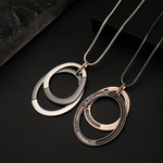 Load image into Gallery viewer, Oval Necklace Jewelry 231718 BTJE
