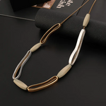 Load image into Gallery viewer, Oval Necklace Jewelry 231730 BTJE
