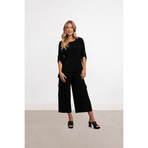 Safari Top, Elbow Sleeve Top 22258-4