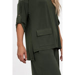 Load image into Gallery viewer, Safari Top, Elbow Sleeve Top 22258-4
