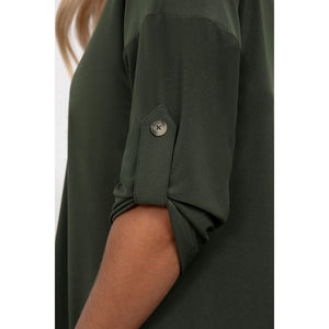 Safari Top, Elbow Sleeve Top 22258-4