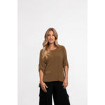 Load image into Gallery viewer, Safari Top, Elbow Sleeve Top 22258-4
