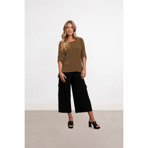 Safari Top, Elbow Sleeve Top 22258-4