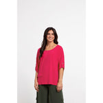 Load image into Gallery viewer, Safari Top, Elbow Sleeve Top 22258-4
