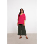 Load image into Gallery viewer, Safari Top, Elbow Sleeve Top 22258-4
