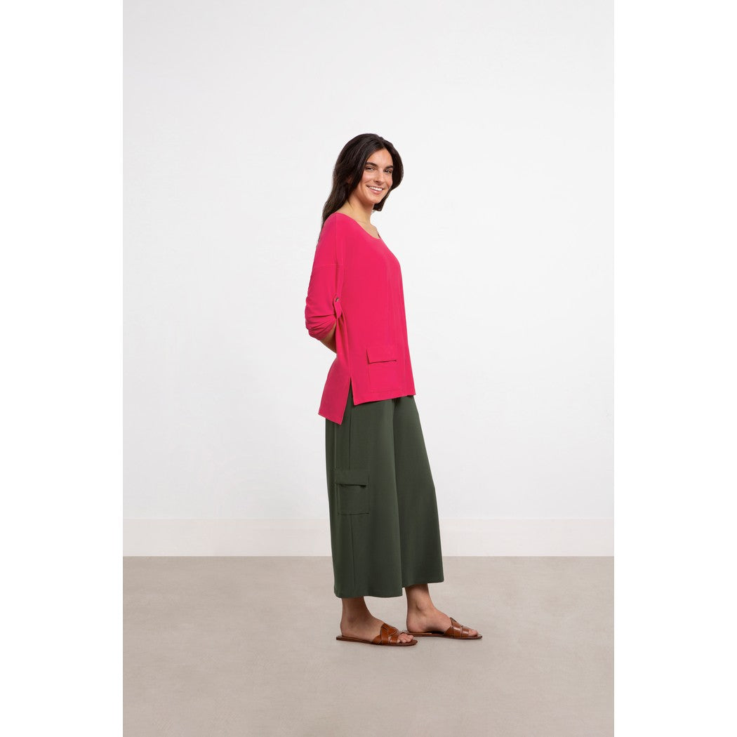 Safari Top, Elbow Sleeve Top 22258-4
